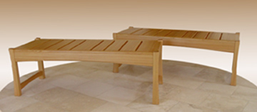 web fir bench pair